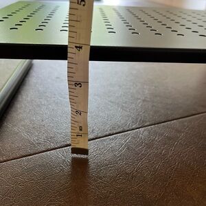 Black Metal Computer Stand